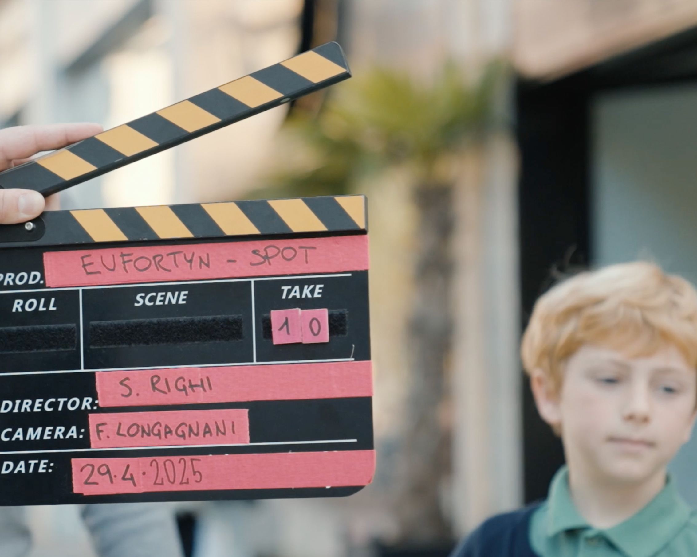 Backstage dello spot video