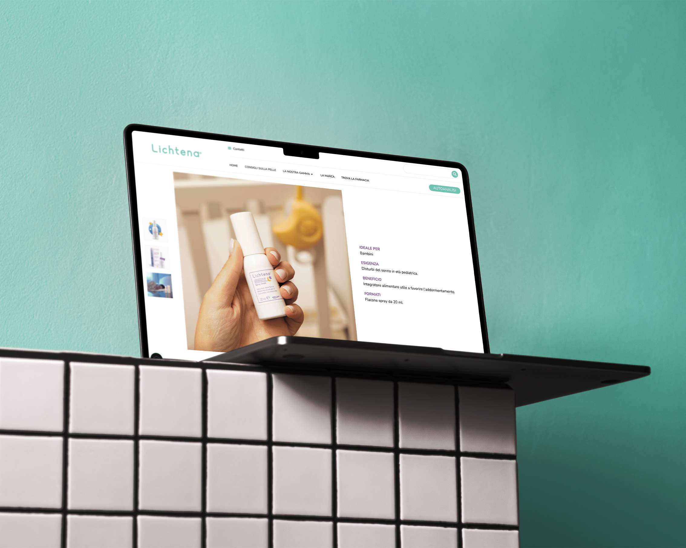 La pagina online di Luna & Stelle