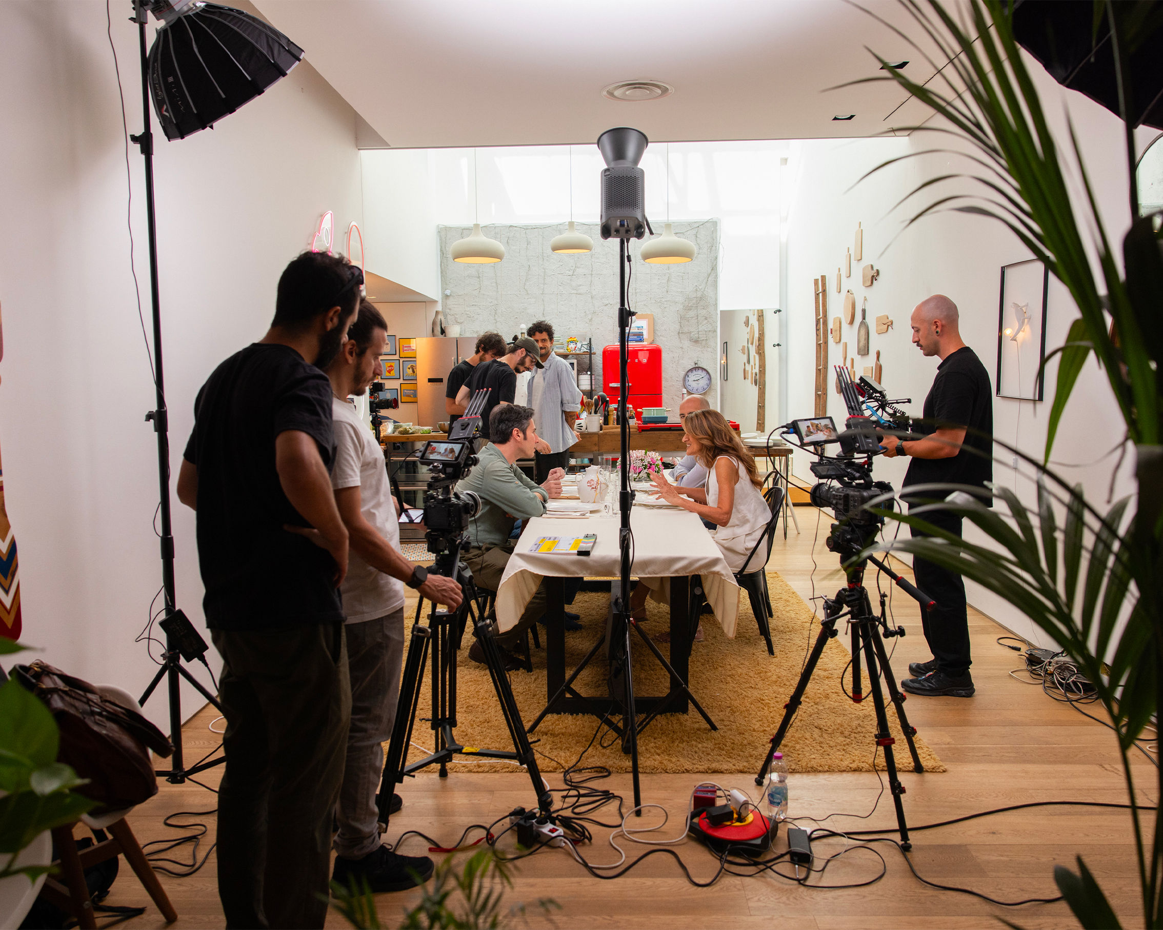 Le riprese della webserie