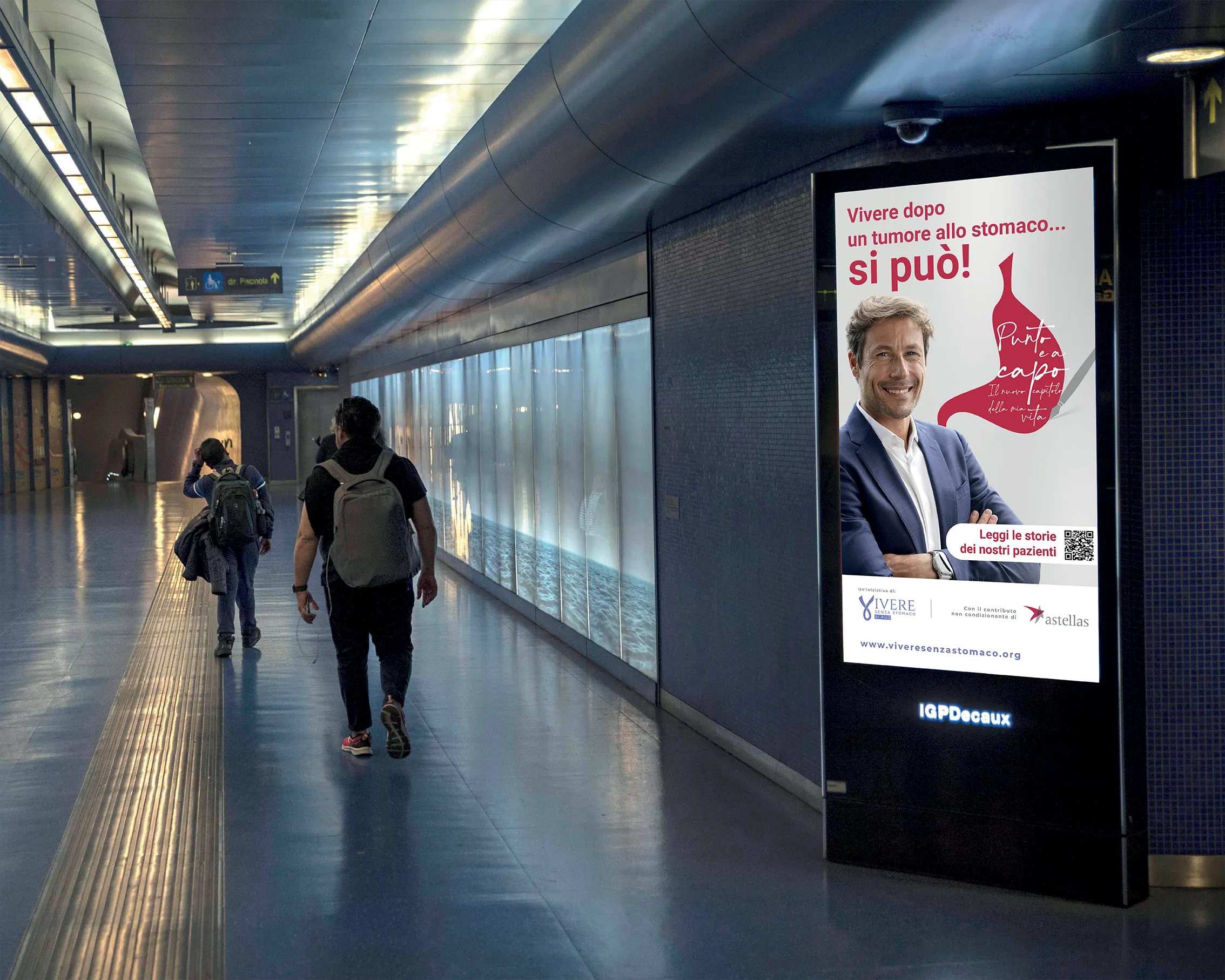 Campagna di affissione in metropolitana